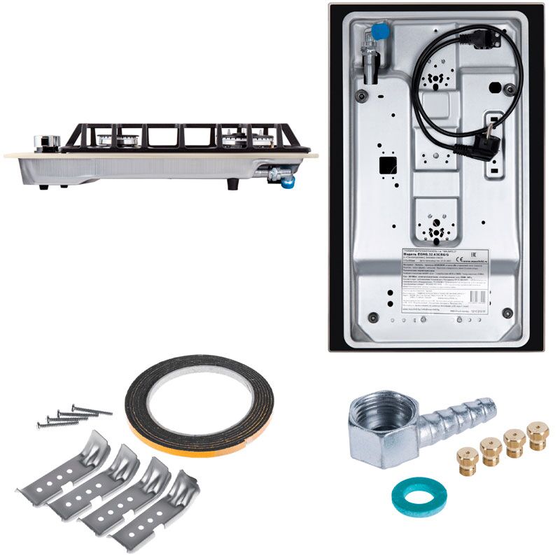 Газовая варочная панель maunfeld eghg.32.63cbg/g в Алматы фото № 5