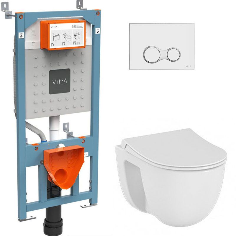 унитаз с инсталляцией 4в1 vitra s40 9860b003-7200 в Алматы фото № 1