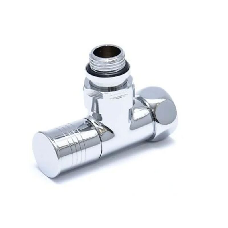 Вентиль запорный угловой bp-hp 3/4"х1/2", (компл. из 2-х шт), круглый, хром нф-00000187 в Алматы фото № 1