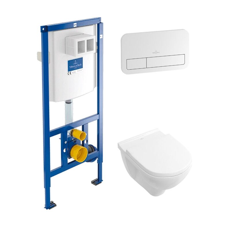 унитаз с инсталляцией 4в1 villeroy boch o. novo 5660d301 в Алматы фото № 1