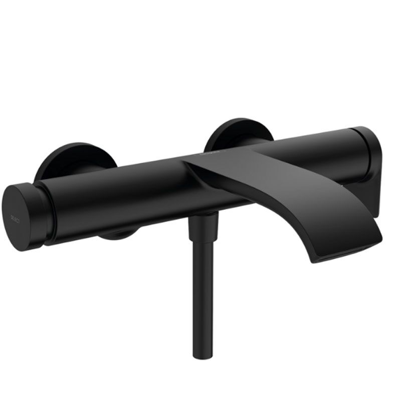 смеситель для ванны hansgrohe vivenis 75420670 черный матовый в Алматы фото № 1