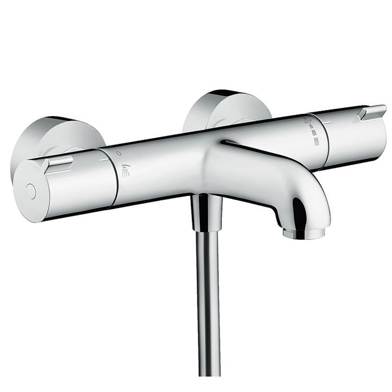 смеситель для ванны hansgrohe ecostat 1001 13201000 термостат хром в Алматы фото № 1