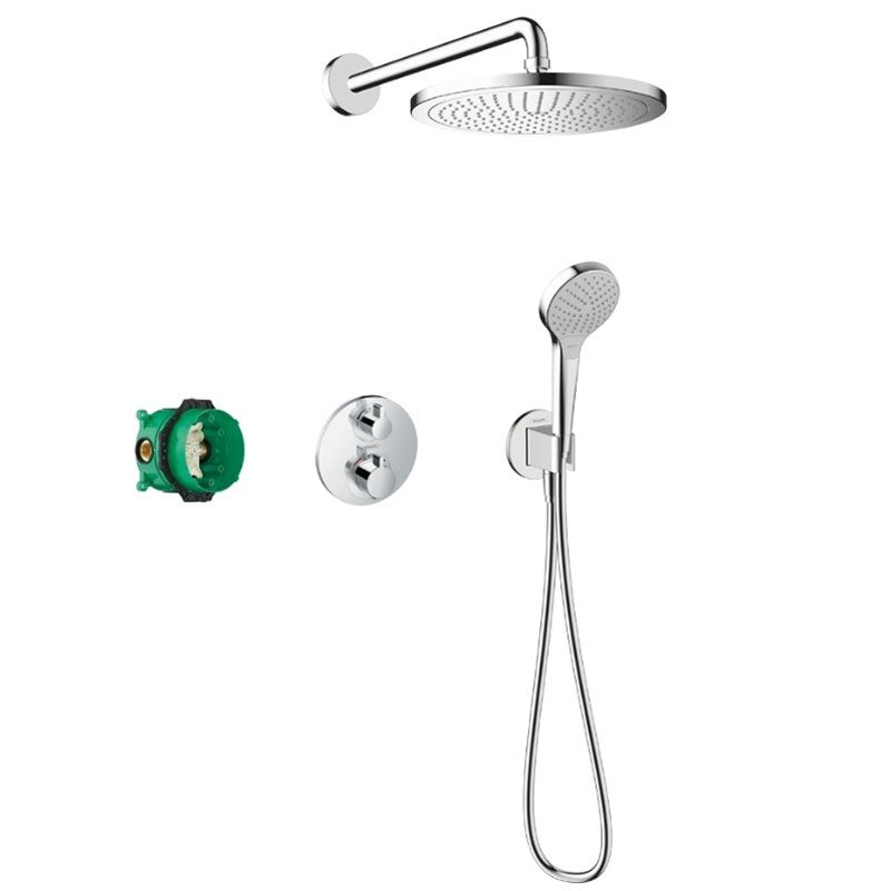 Душевая система hansgrohe croma 280 1jet ecostat s 27954000 с термостатом в Алматы фото № 1