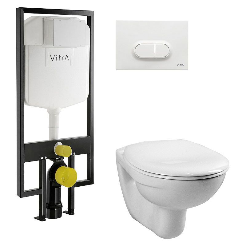 унитаз с инсталляцией 4в1 vitra normus 9773b003-7201 в Алматы фото № 1