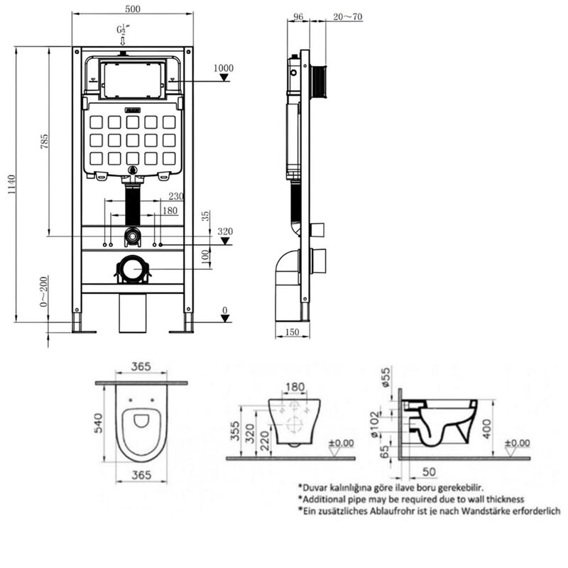 унитаз с инсталляцией 4в1 hans 4449b003-0101 h5108-0201 в Алматы фото № 2