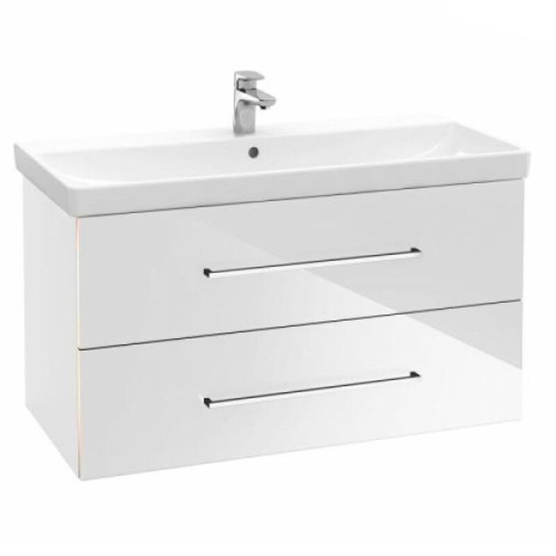 тумба с раковиной 80см villeroy&boch avento a89100b4+41568001 в Алматы фото № 1