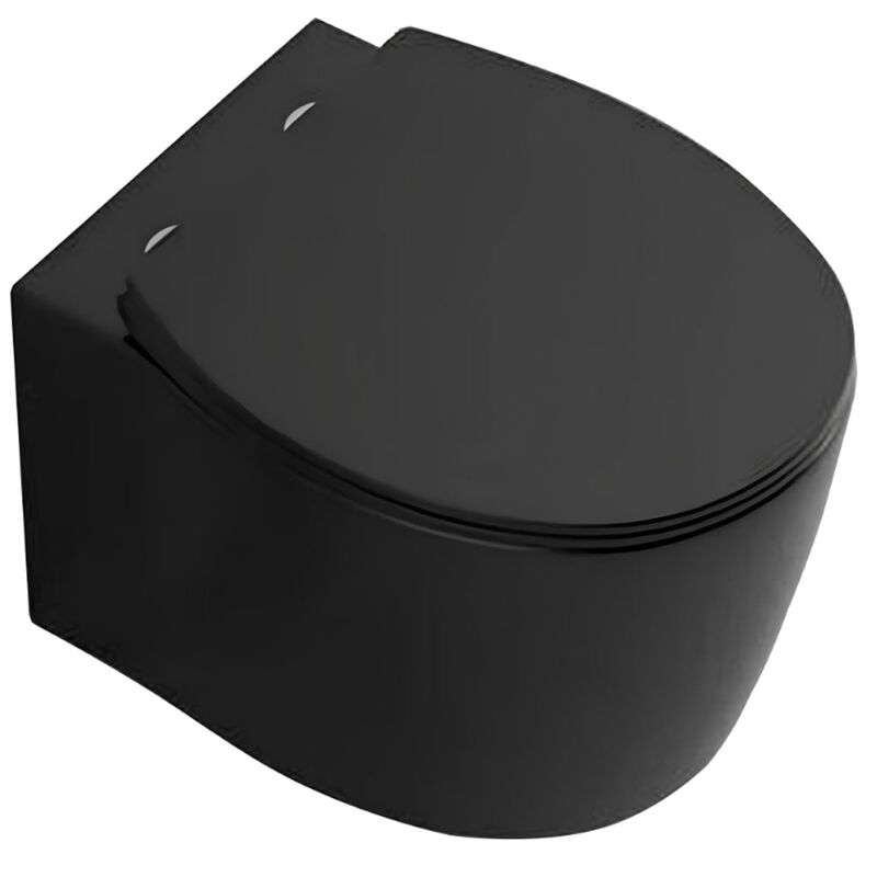 унитаз подвесной hans m5510b черный матовый в Алматы фото № 1