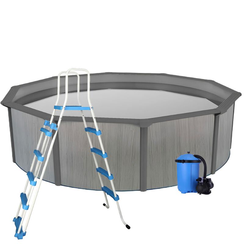 Бассейн каркасный starmatrix premium pool sp5513bw 550x550x130 см в Алматы фото № 1