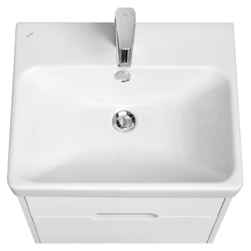тумба с раковиной 55 см aquaton оливия 1a254201ol010+1wh501620 белый в Алматы фото № 2