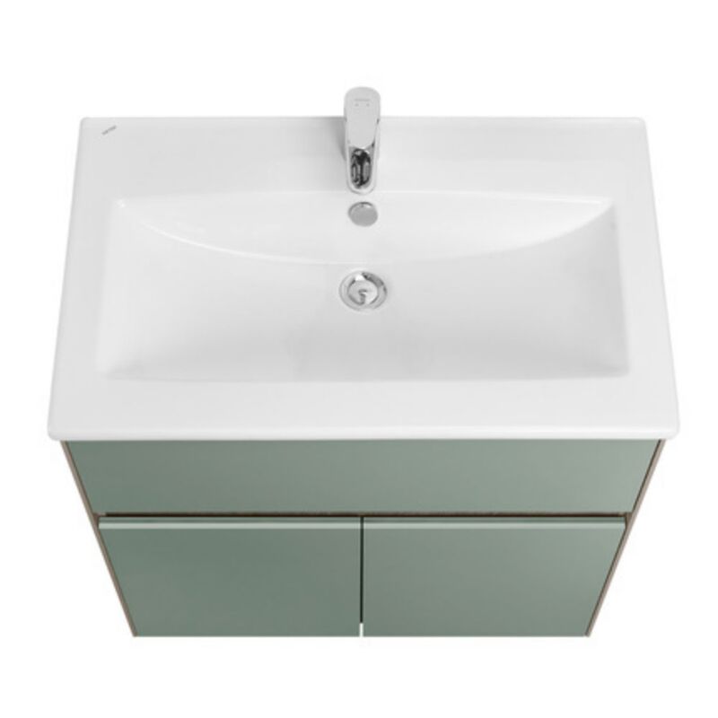 тумба с раковиной 75см aquaton форест 1a278301fr9c0+1wh501619, сумеречный голубой в Алматы фото № 2