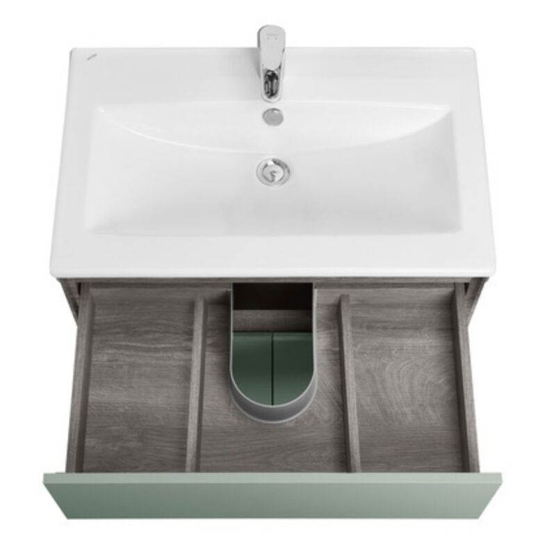 тумба с раковиной 75см aquaton форест 1a278301fr9c0+1wh501619, сумеречный голубой в Алматы фото № 4