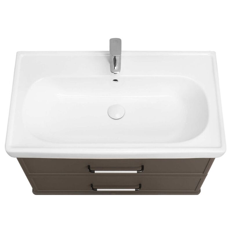 тумба с раковиной 85 см aquaton нео-классика 1a286301ncr30+1wh501782 мускат в Алматы фото № 2