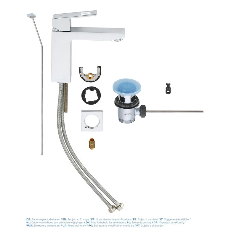 смеситель для раковины grohe eurocube 23445000, хром в Алматы фото № 2