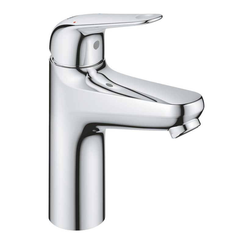 смеситель для раковины grohe euroeco 2426700 с донным клапаном, размер m, хром в Алматы фото № 1