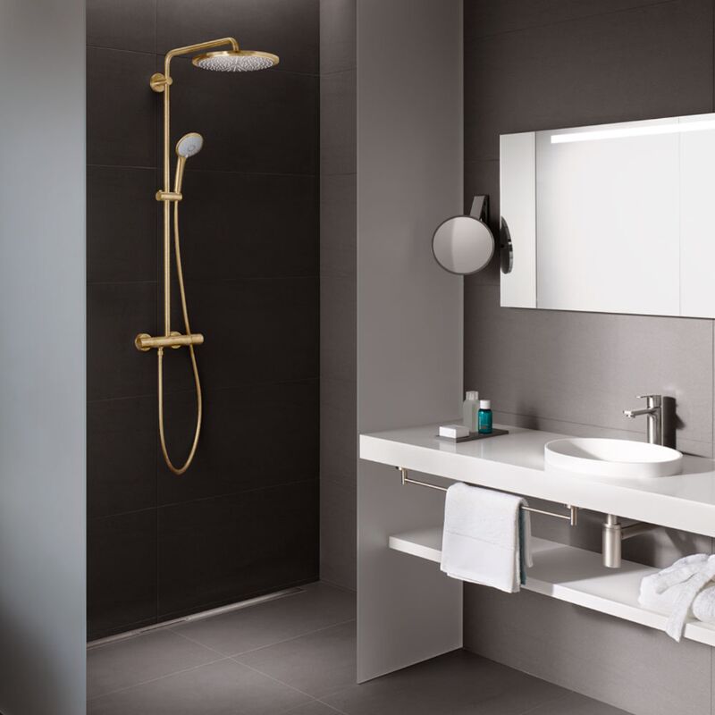Душевая система grohe euphoria xxl 310 26075gn0 с термостатом для душа, холодный рассвет матовый в Алматы фото № 2