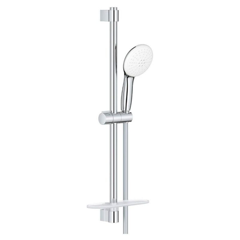 Душевой гарнитур grohe tempesta 110 new 27926003, 600, 2 вида струи, с полочкой, хром в Алматы фото № 1