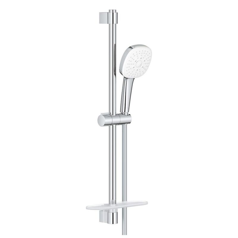 Душевой гарнитур grohe tempesta cube 110 27929003, 600, с полочкой, 3 режима струи, хром в Алматы фото № 2