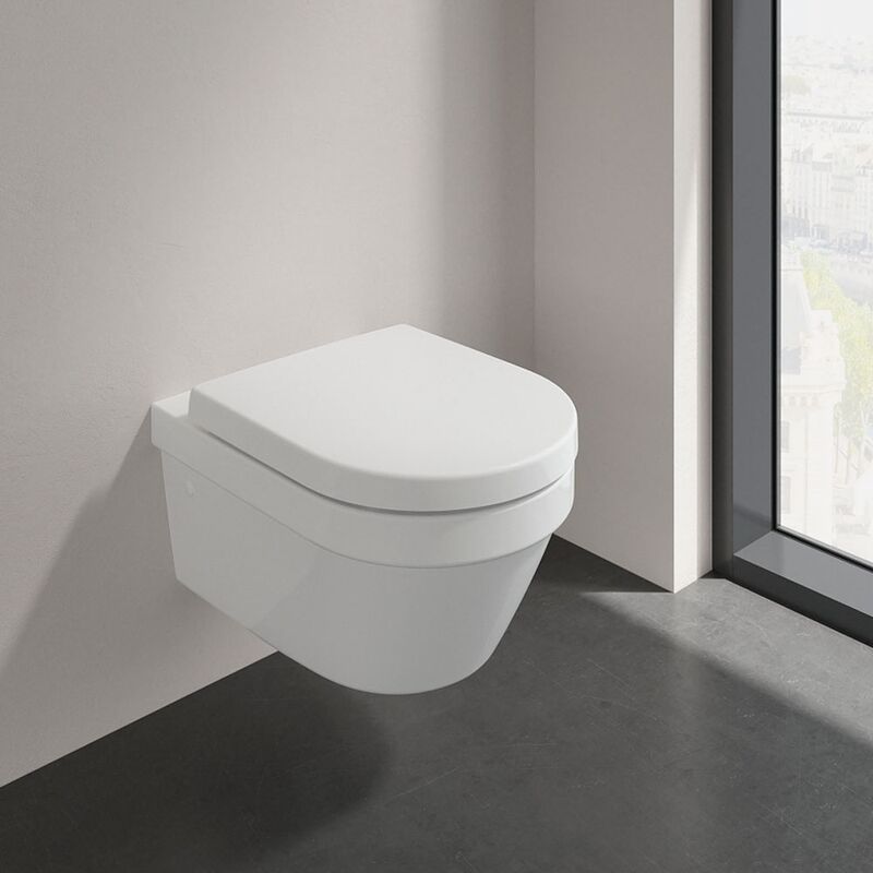 унитаз подвесной villeroy & boch architectura 4694hr01 с микролифтом в Алматы фото № 2