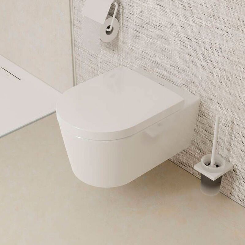 унитаз подвесной hansgrohe elupura s 60193450/60148450 с микролифтом, белый в Алматы фото № 2