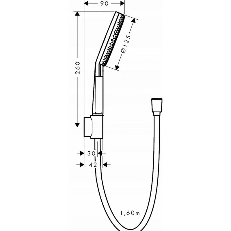 Душевой набор hansgrohe raindance alive select s 3jet ecosmart 24611000 в Алматы фото № 2