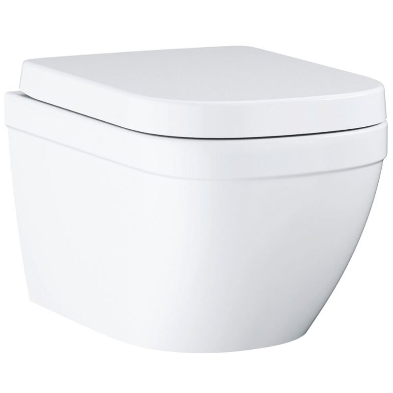 унитаз подвесной grohe euro ceramic 39693000, 49см, сиденье с микролифтом в Алматы фото № 1