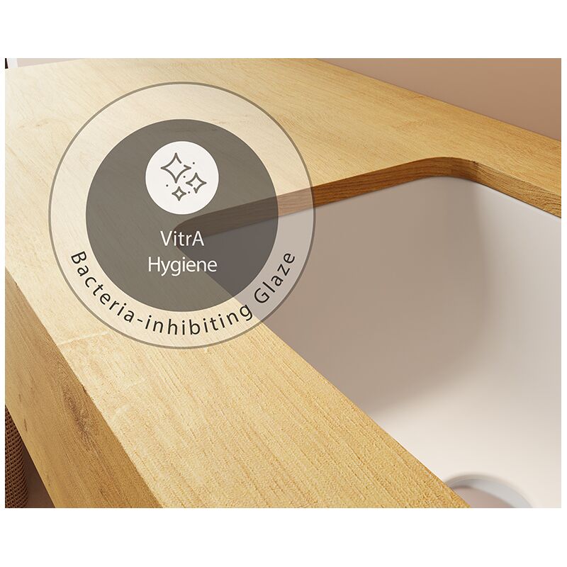 раковина под столешницу vitra s20 7475b003-0618 55x37 см в Алматы фото № 3