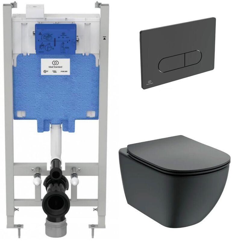 унитаз с инсталляцией 5в1 ideal standard tesi t0079v3 r046367 r0115a6 в Алматы фото № 1