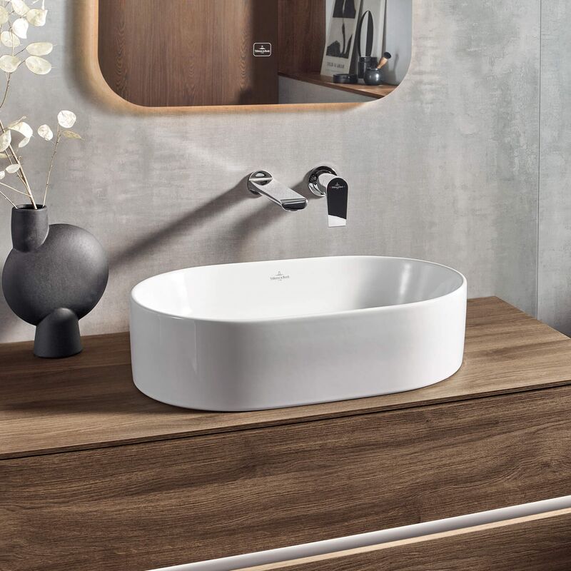 раковина накладная villeroy boch collaro 4a195601 56x36 в Алматы фото № 5