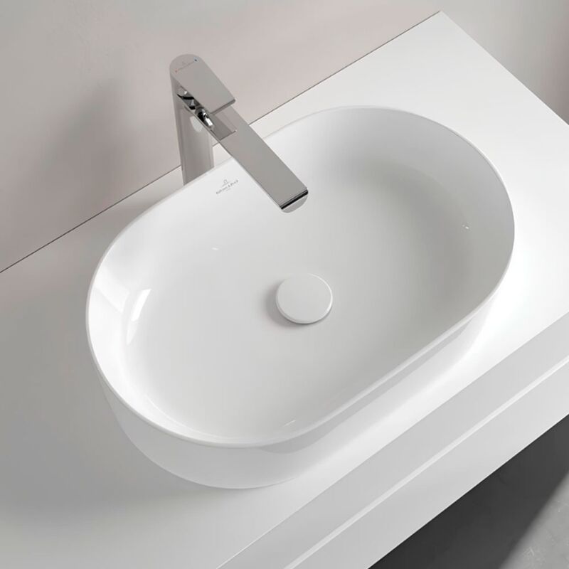 раковина накладная villeroy boch collaro 4a195601 56x36 в Алматы фото № 1