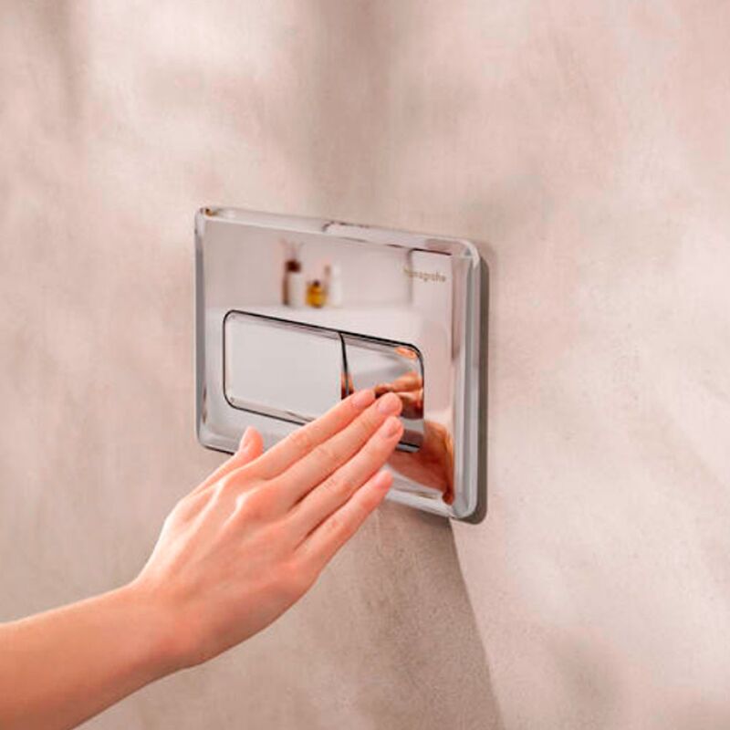 Клавиша смыва hansgrohe iframe original q 66001000, хром в Алматы фото № 2