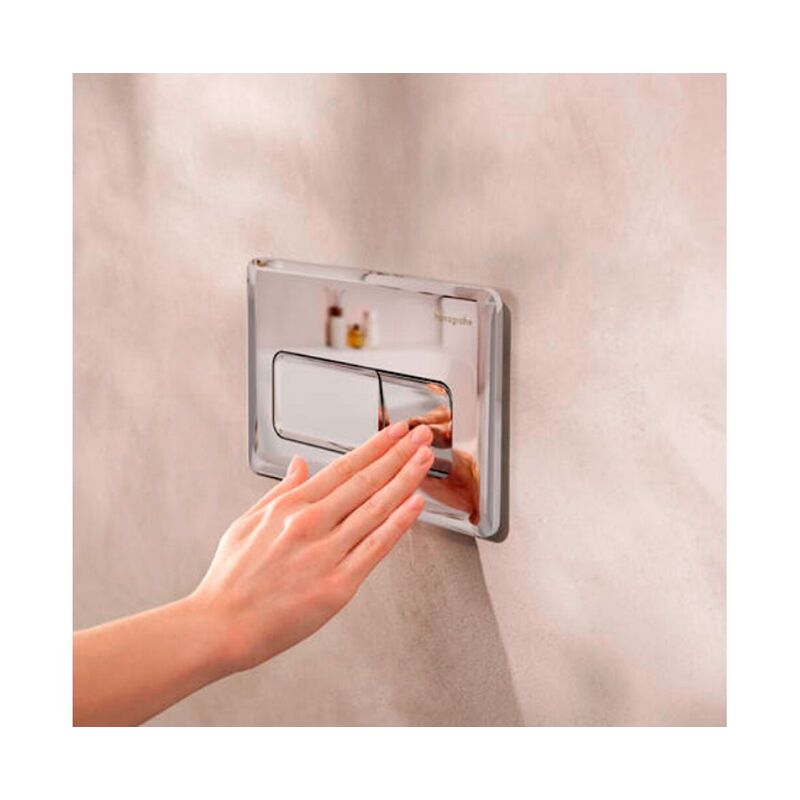 Инсталляция для унитаза 3в1 hansgrohe iframe 01022180 universal 1120 с панелью смыва original q 66001000, хром в Алматы фото № 2