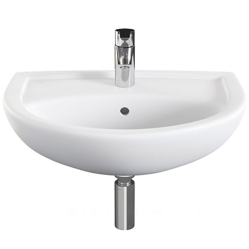 раковина подвесная vitra norm 6894b099-1776 norm fit 55x50 в Алматы фото № 2