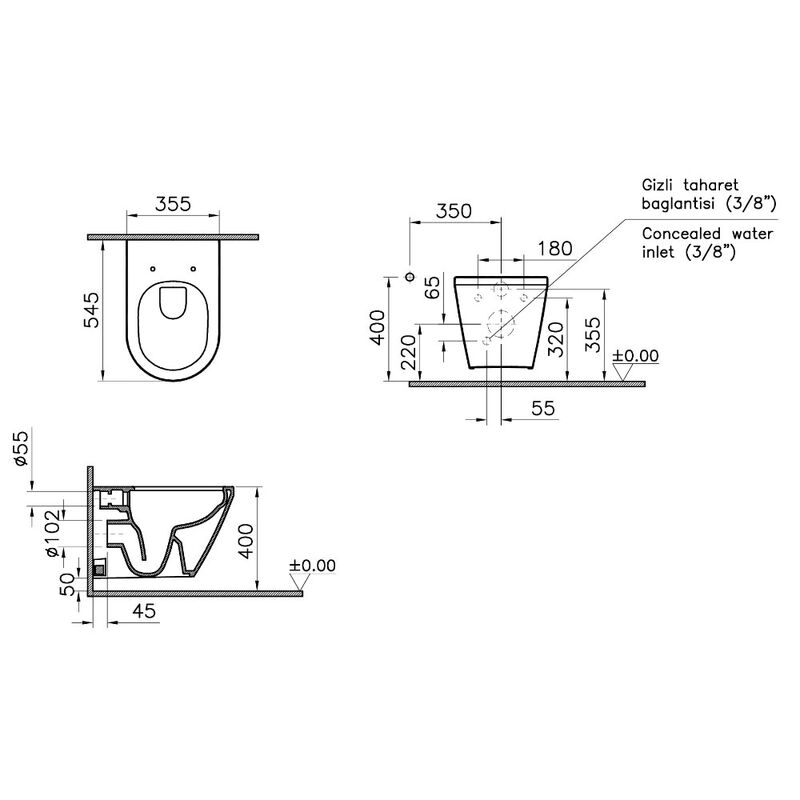 унитаз с инсталляцией 5в1 vitra integra 7041b083-0075 безободковый черный, v-fix core 800-1874, черная клавиша root r 740-2211 в Алматы фото № 5