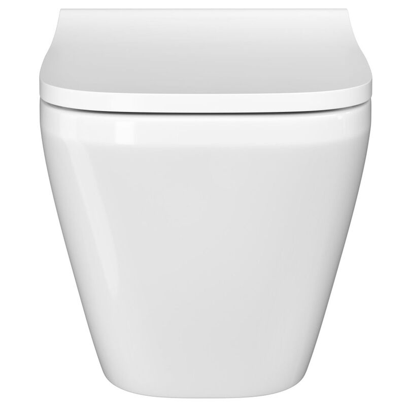 унитаз с инсталляцией 5в1 tece 9400407 vitra integra square 7082b003-0075 безободковый, белая клавиша now 9240400 в Алматы фото № 2