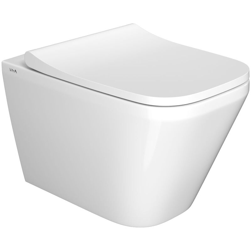 унитаз с инсталляцией 5в1 vitra integra square 7082b003-0075 безободковый, v-fix core 800-1875, клавиша хром root s 740-2380 в Алматы фото № 2