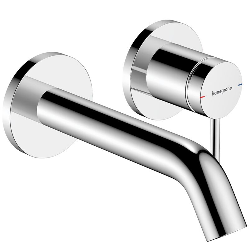 смеситель для раковины hansgrohe tecturis s 73350000, на стену, хром в Алматы фото № 1
