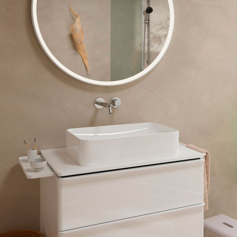 смеситель для раковины hansgrohe tecturis s 73350000, на стену, хром в Алматы фото № 2