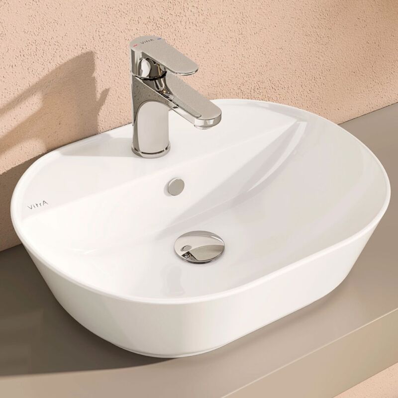 раковина накладная vitra geo 7428b003-0001 54x43см в Алматы фото № 1
