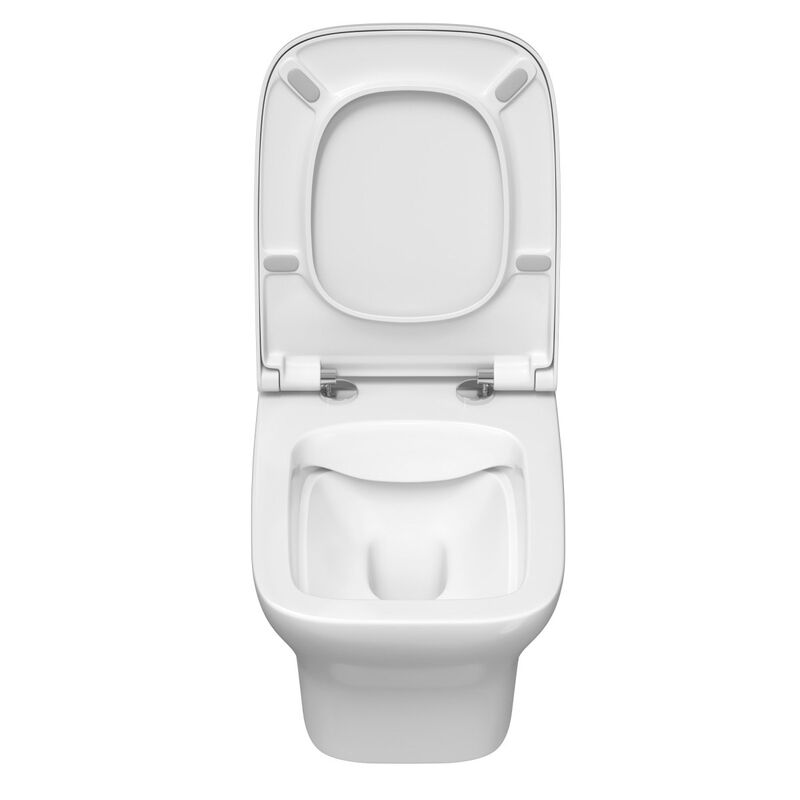 унитаз с инсталляцией 5в1 vitra zentrum s 7484b003-0075 безободковый, v-fix core 800-1875, клавиша хром root s 740-2380 в Алматы фото № 4