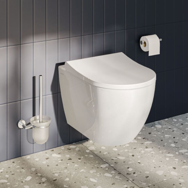 унитаз с инсталляцией 5в1 vitra mia r 7510b003-0075 безободковый, v-fix core 800-1873, root round 740-2280 в Алматы фото № 3