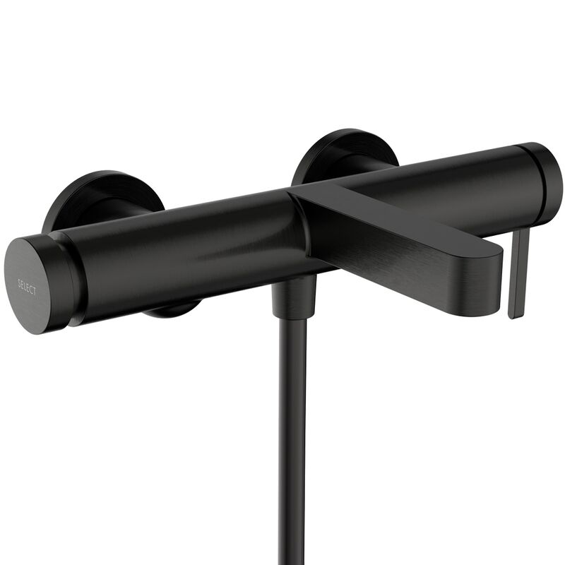 смеситель для ванны hansgrohe finoris 76420340, матовый черный брашированный хром в Алматы фото № 1