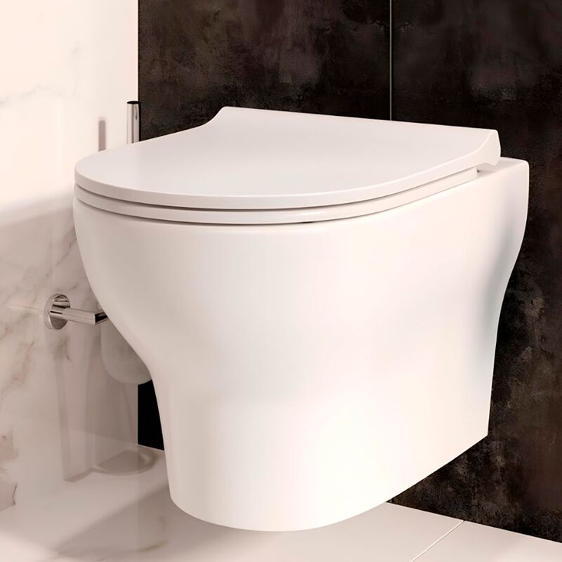 унитаз с инсталляцией 5в1 vitra zentrum round 7786b003-0075 безободковый, v-fix core 800-1875, клавиша хром root s 740-2380 в Алматы фото № 2