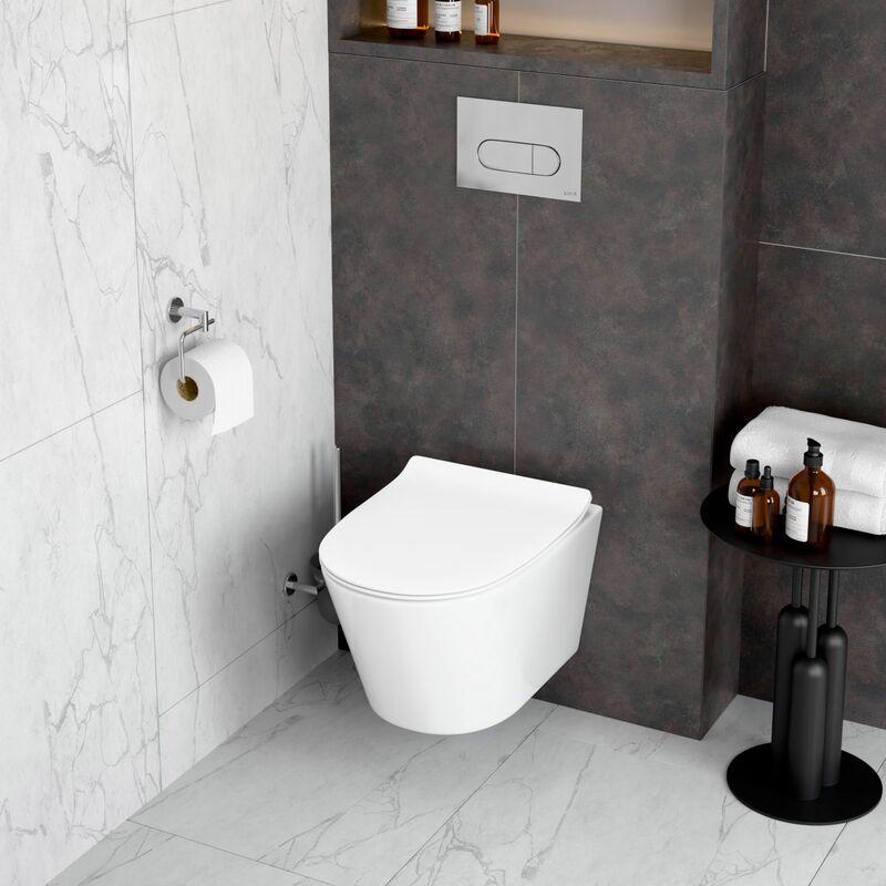 унитаз подвесной vitra m50 8302b003-6404, безободковый, торнадо, vortexflush, сиденье с микролифтом в Алматы фото № 2