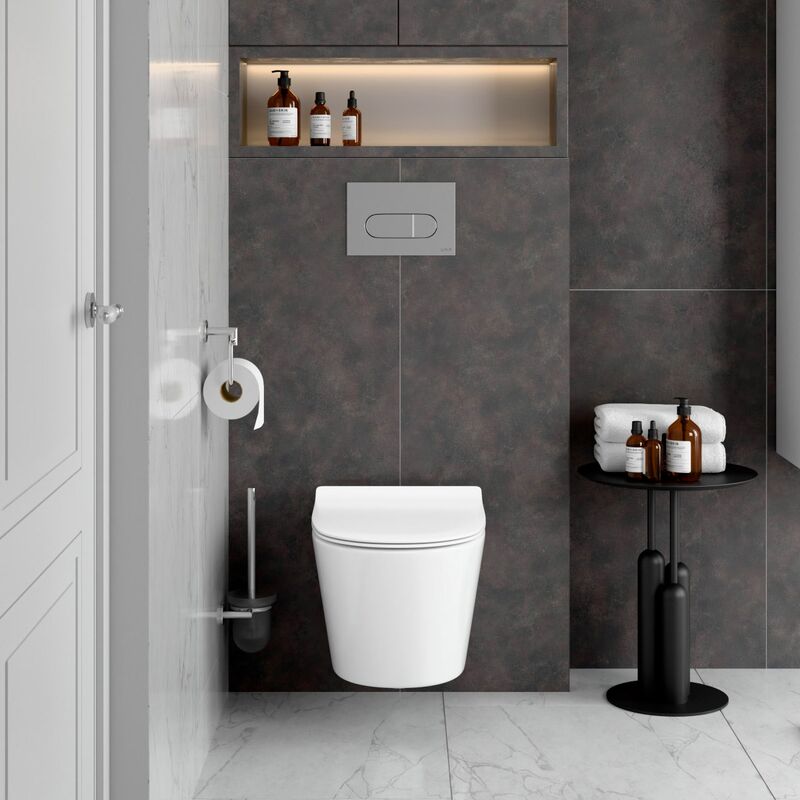 унитаз подвесной vitra m50 8302b003-6404, безободковый, торнадо, vortexflush, сиденье с микролифтом в Алматы фото № 3