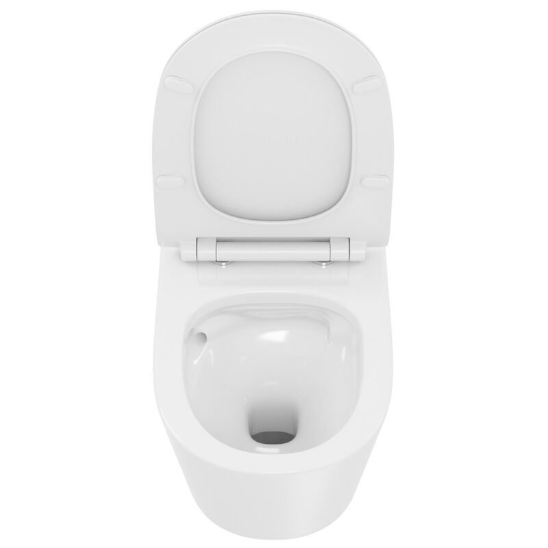 унитаз подвесной vitra m50 8302b003-6404, безободковый, торнадо, vortexflush, сиденье с микролифтом в Алматы фото № 5