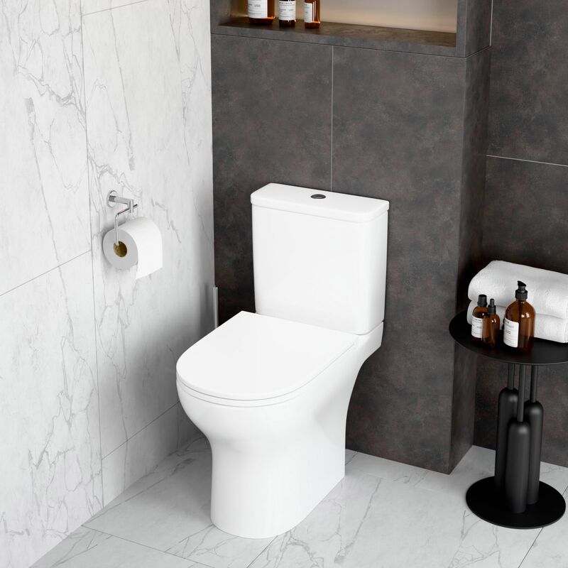 унитаз-компакт напольный vitra m50 9889b003-7200, безободковый, торнадо vortexflush, сиденье микролифт в Алматы фото № 2