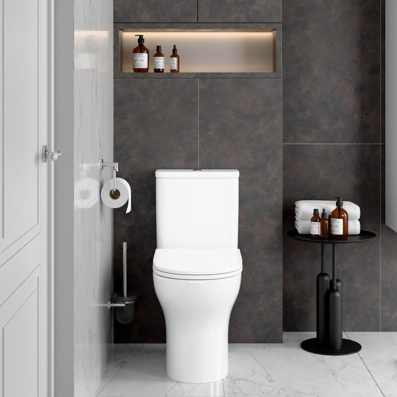 унитаз-компакт напольный vitra m50 9889b003-7200, безободковый, торнадо vortexflush, сиденье микролифт в Алматы фото № 3