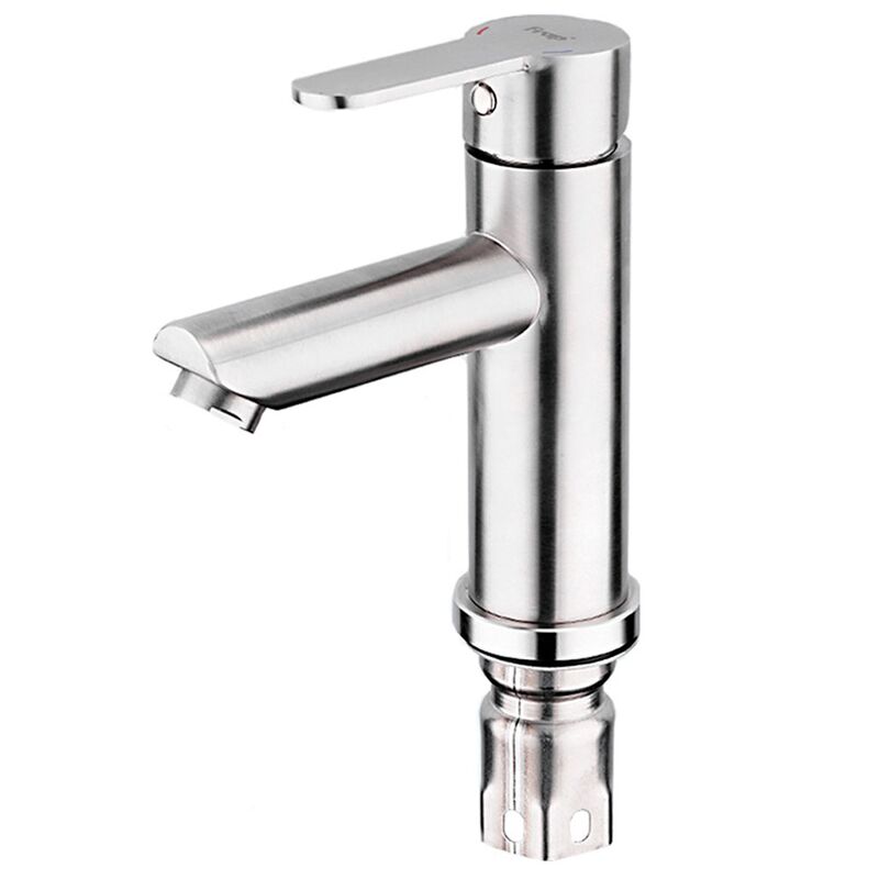 смеситель для раковины frap f10801, однорычажный, сатин в Алматы фото № 1