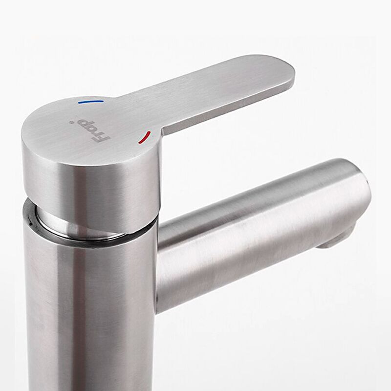 смеситель для раковины frap f10801, однорычажный, сатин в Алматы фото № 2