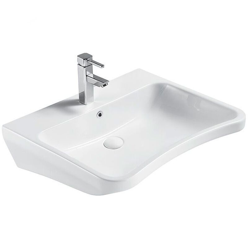 раковина подвесная hans hs-001 65x56,6см, специального назначения, белая в Алматы фото № 1